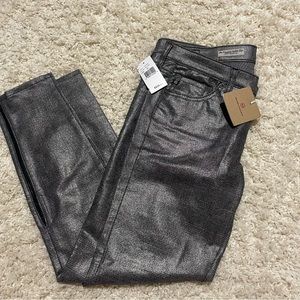 AG Adriano Goldschmied Metallic Jeggings